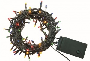 Гирлянда 200 миниламп мультиколор 8 реж 10м IP20 TDM №03311