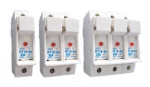 Предохранитель RT 18-63Х, 3Р, 63А (база) * №01811