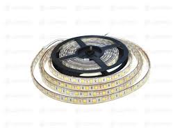 Лента светод 5050 (60LED/м, 14.4W/м) 24V 1м бел теплый 2800К IP20 №07533