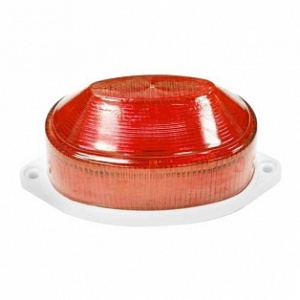 Светильник стробоскоп красный 220V №07152