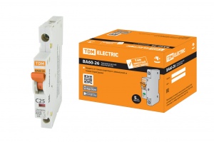 Выключ автомат TDM ВА60-26-14 1P 32А 4,5кА С компакт №01562