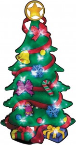 Фигура св/диод "Ёлка новогодняя" 220V (шнур1,5м) 44*23*2см IP20 LT032 Feron №05037