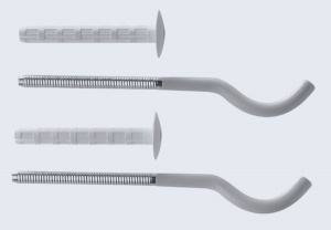 Кронштейн к радиат стальн (с дюпелем) L165мм №00469 