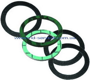 Прокладка д/чугун/радиатора 1 1/2" (паранит) межсекц плоская №00473